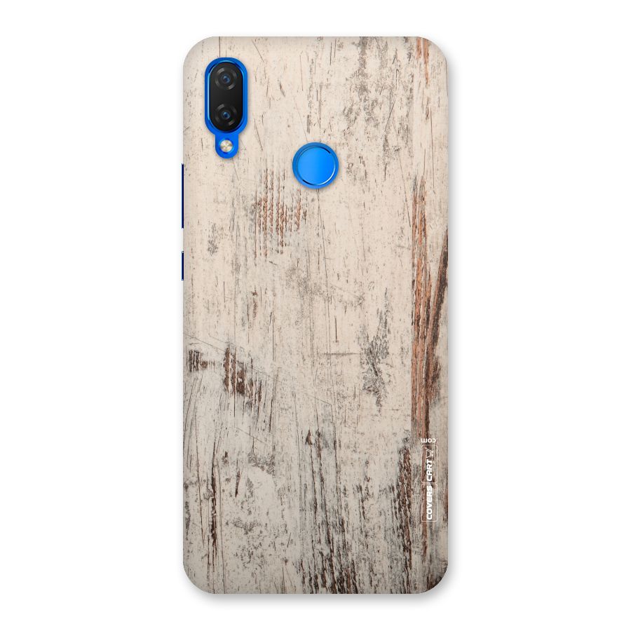 Rugged Wooden Texture Back Case for Huawei P Smart+