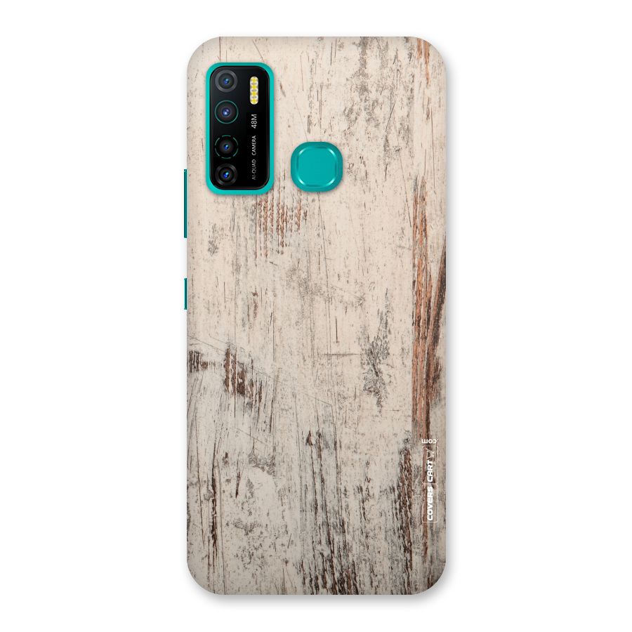 Rugged Wooden Texture Back Case for Infinix Hot 9 Pro