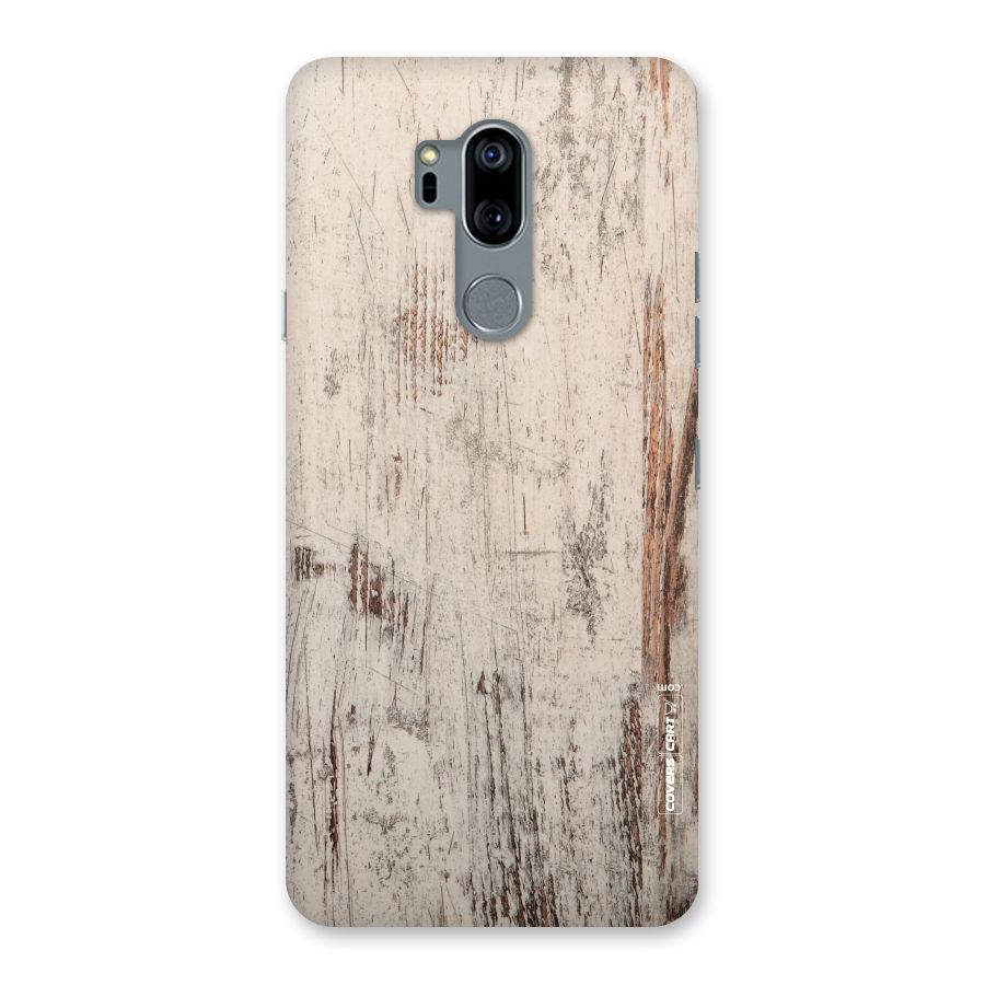 Rugged Wooden Texture Back Case for LG G7