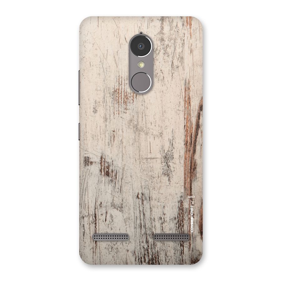 Rugged Wooden Texture Back Case for Lenovo K6 Power