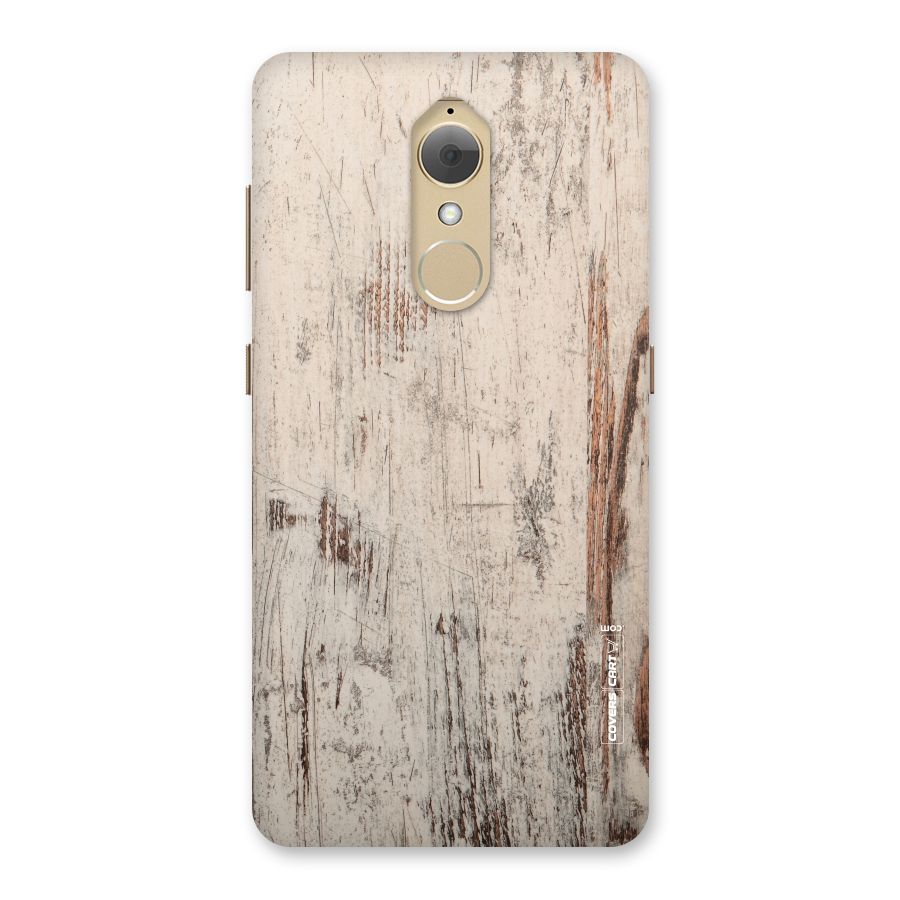 Rugged Wooden Texture Back Case for Lenovo K8