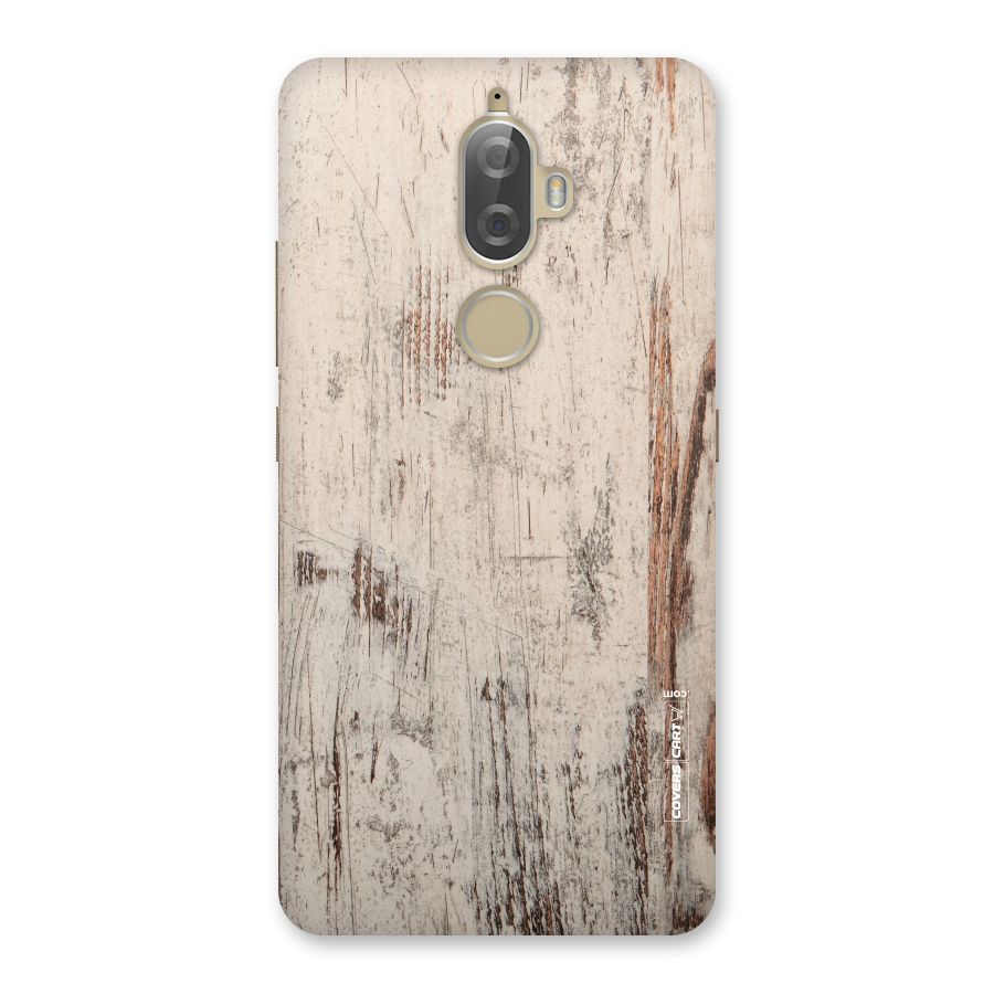 Rugged Wooden Texture Back Case for Lenovo K8 Plus