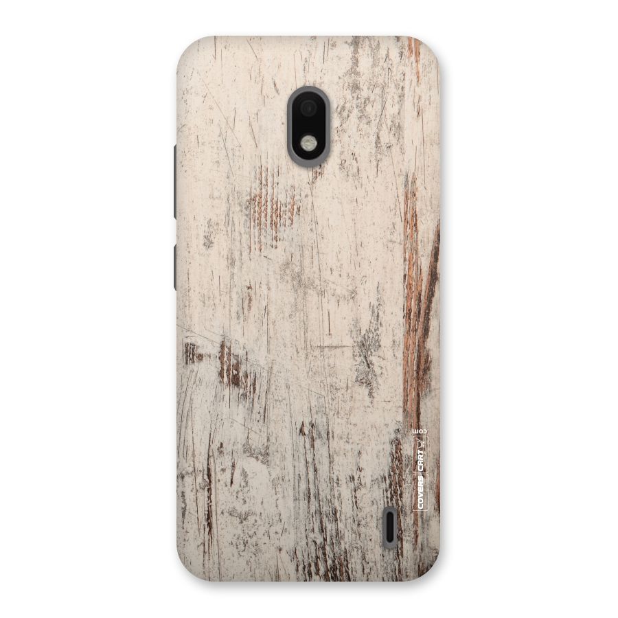Rugged Wooden Texture Back Case for Nokia 2.2