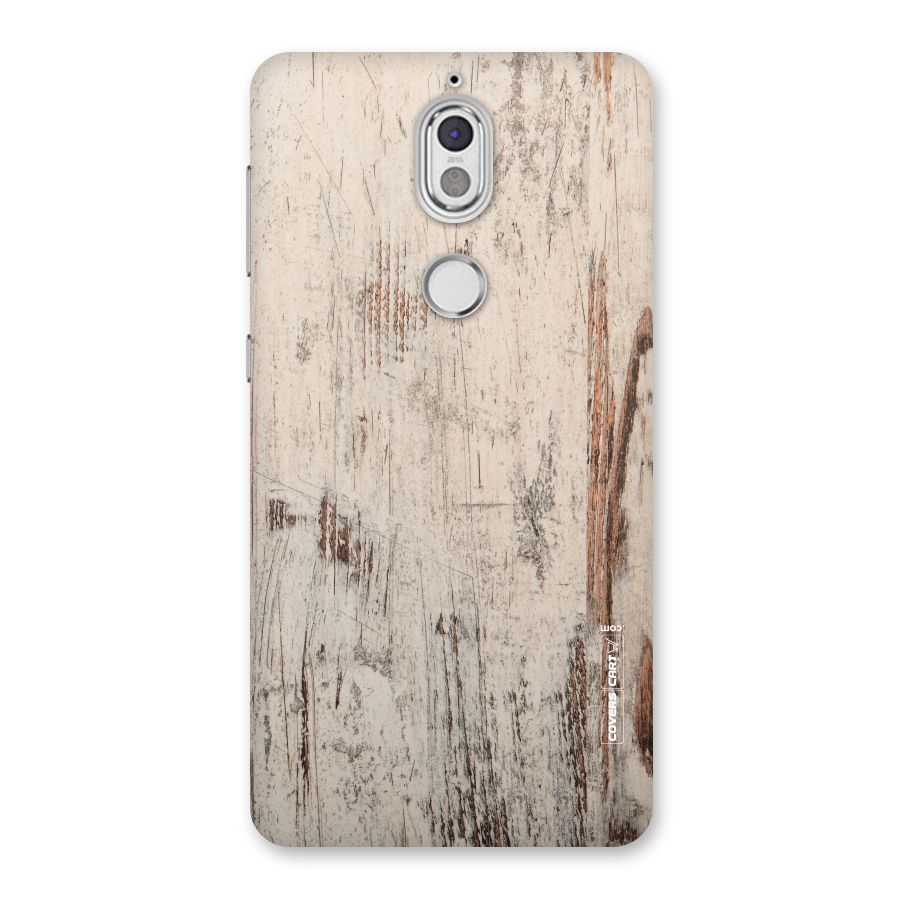 Rugged Wooden Texture Back Case for Nokia 7