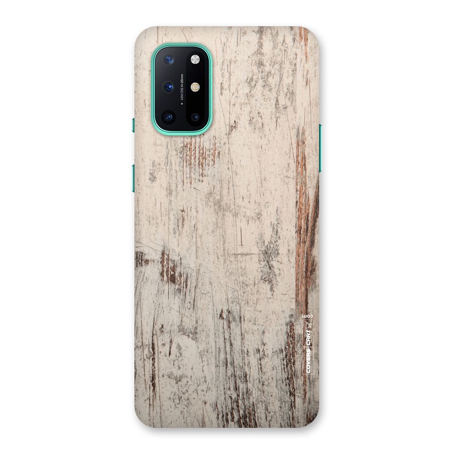 Rugged Wooden Texture Back Case for OnePlus 8T