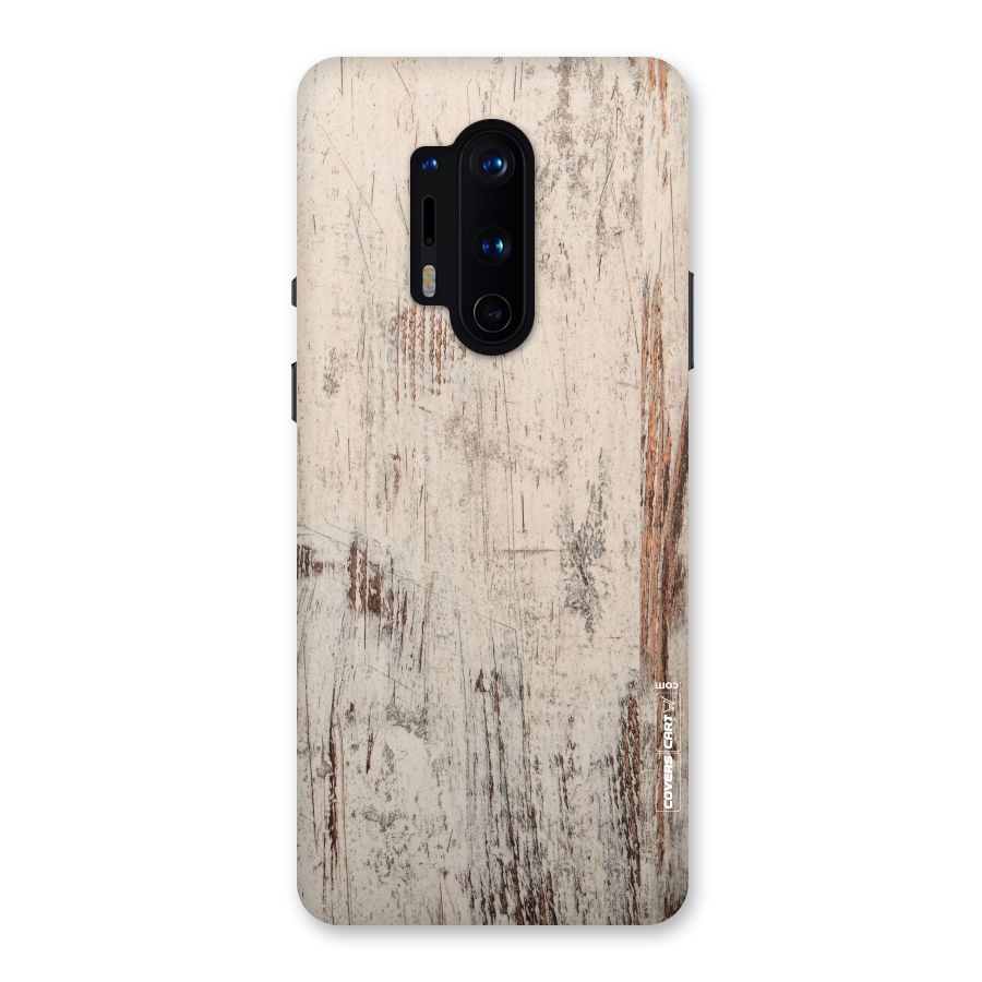 Rugged Wooden Texture Back Case for OnePlus 8 Pro