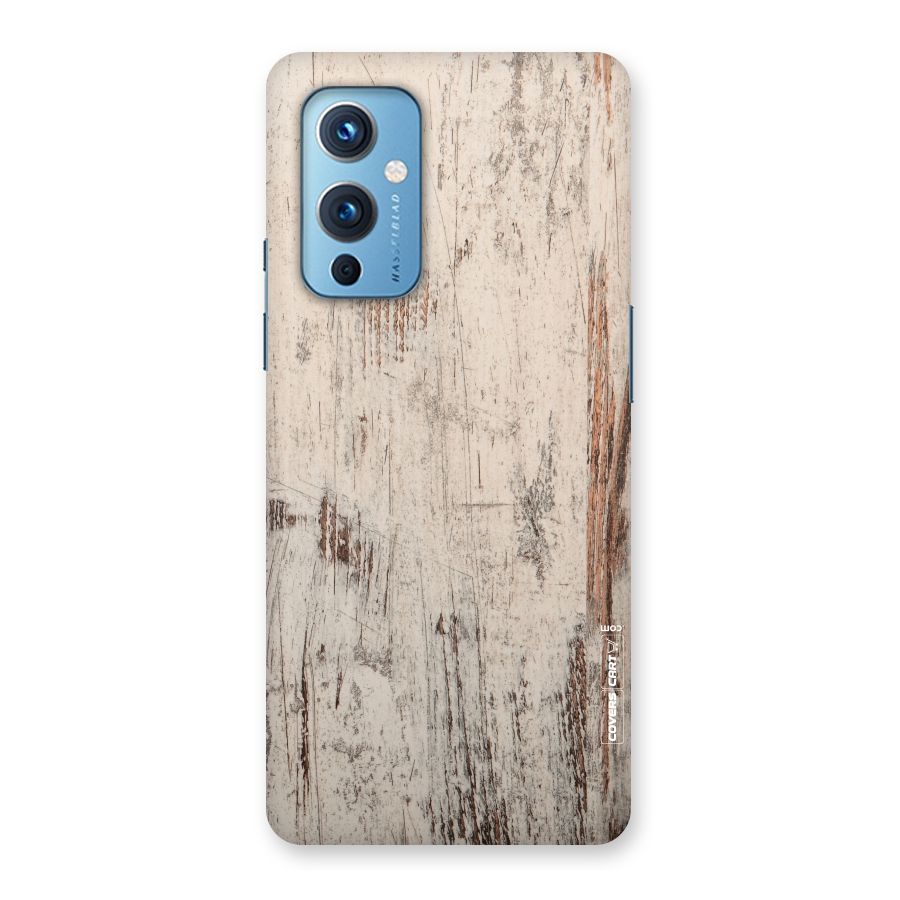 Rugged Wooden Texture Back Case for OnePlus 9
