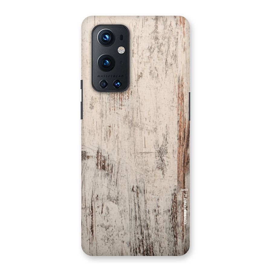 Rugged Wooden Texture Back Case for OnePlus 9 Pro