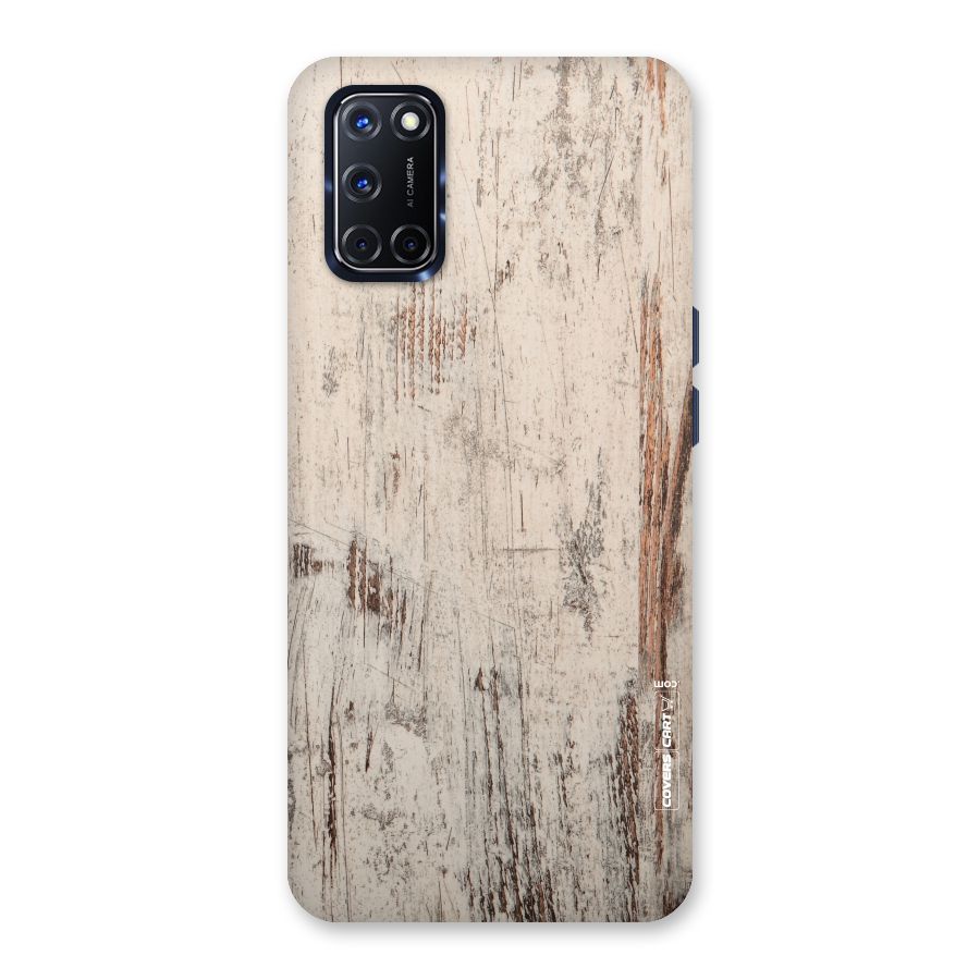 Rugged Wooden Texture Back Case for Oppo A52