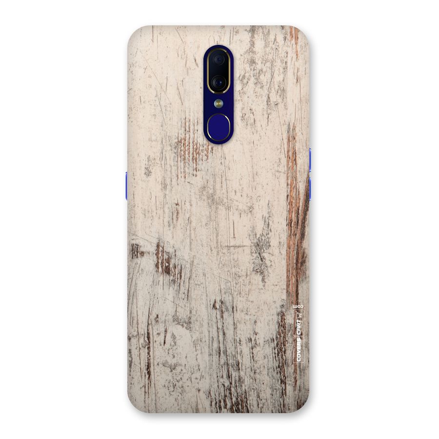 Rugged Wooden Texture Back Case for Oppo A9