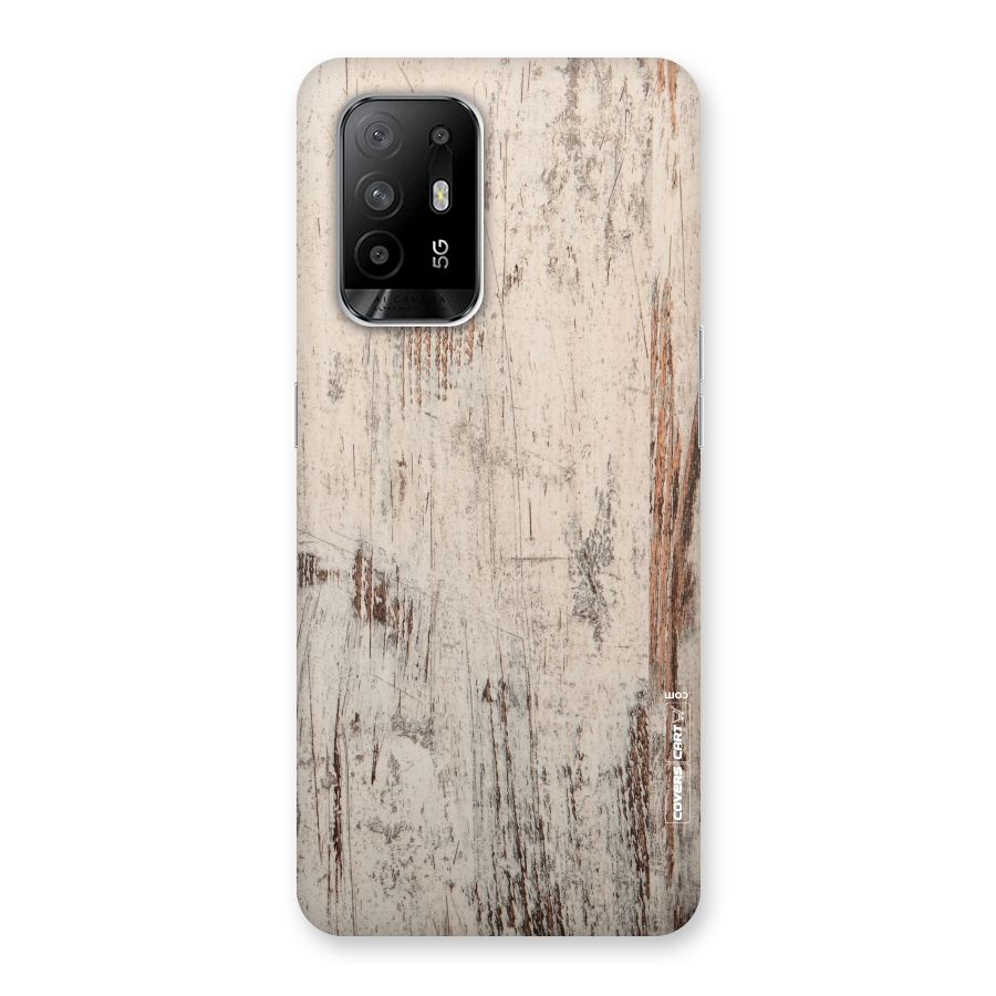 Rugged Wooden Texture Back Case for Oppo F19 Pro Plus 5G