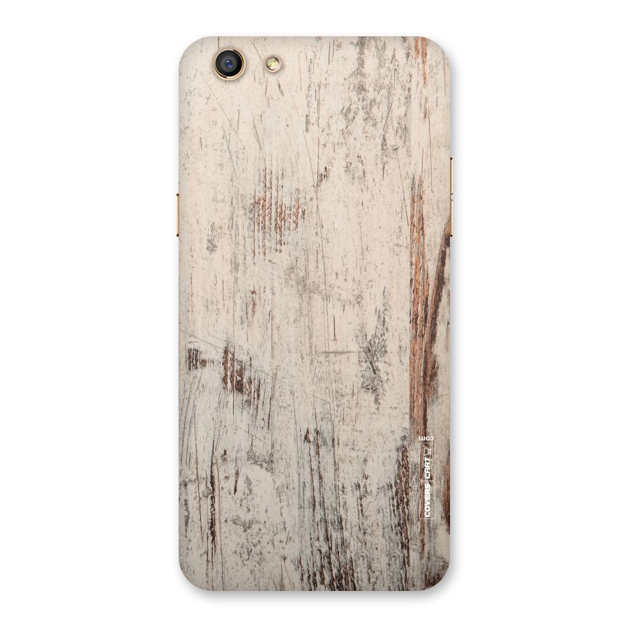Rugged Wooden Texture Back Case for Oppo F3