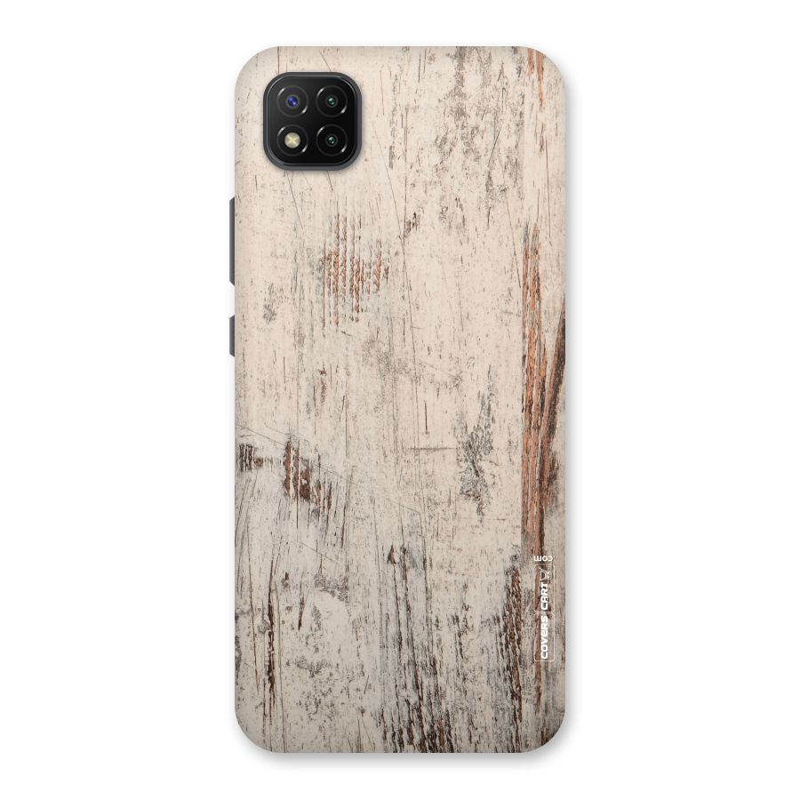 Rugged Wooden Texture Back Case for Poco C3