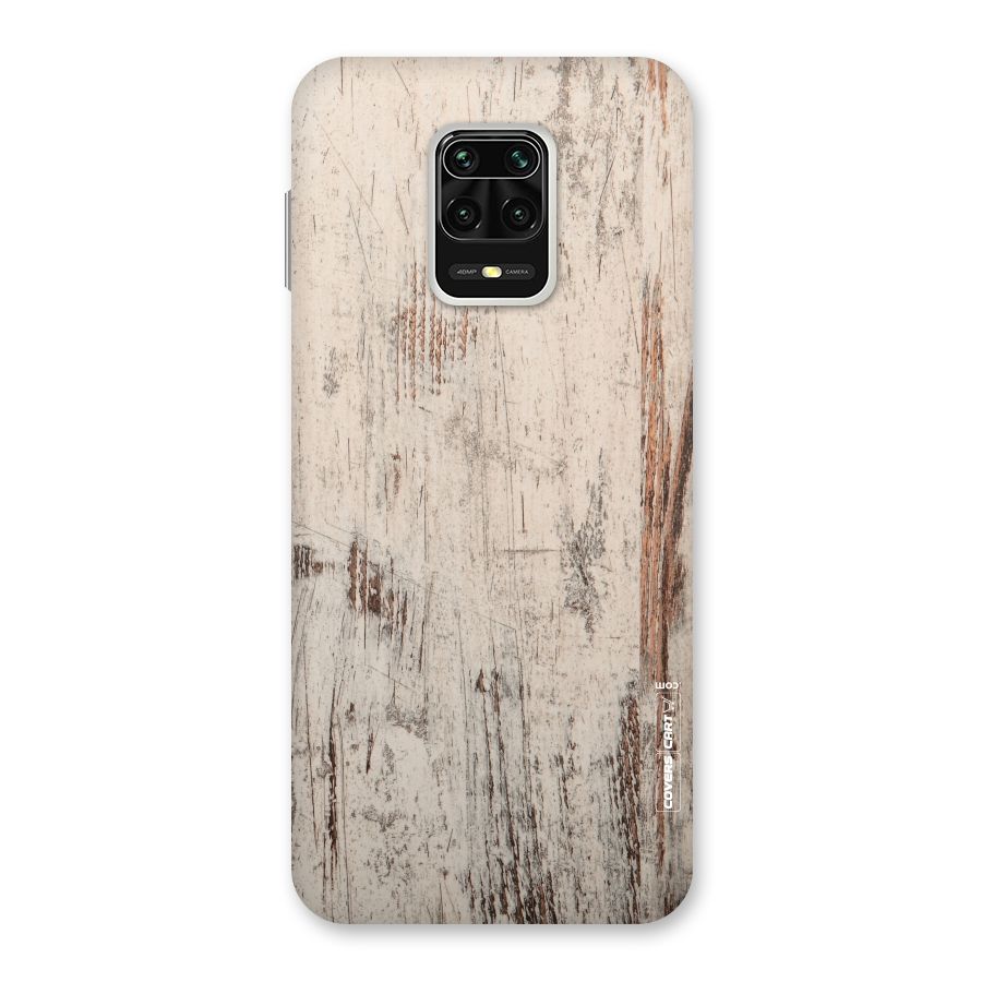 Rugged Wooden Texture Back Case for Poco M2 Pro