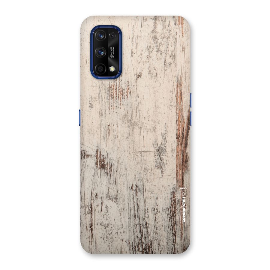 Rugged Wooden Texture Back Case for Realme 7 Pro