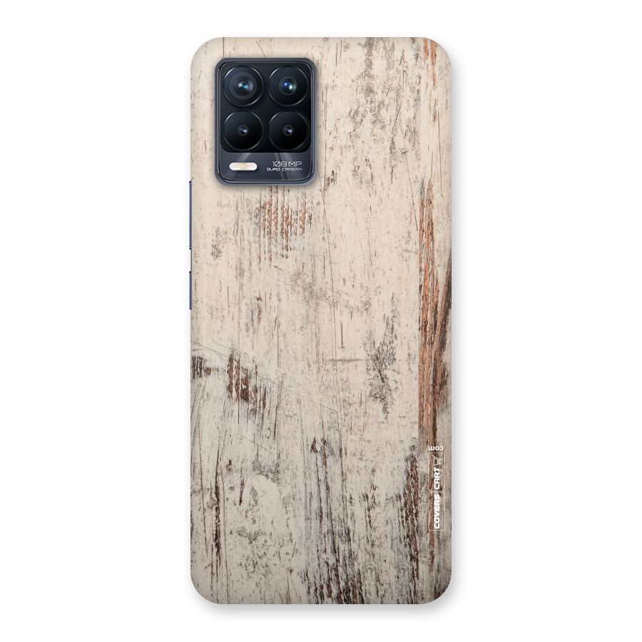 Rugged Wooden Texture Back Case for Realme 8 Pro