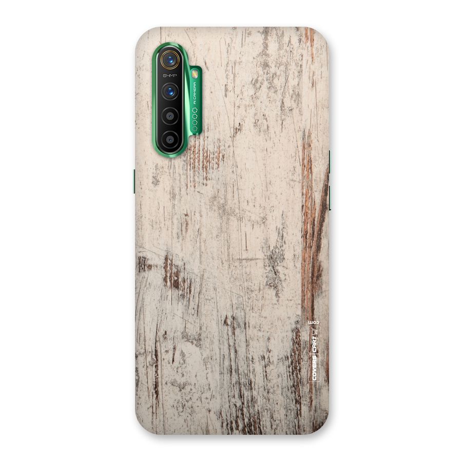 Rugged Wooden Texture Back Case for Realme X2