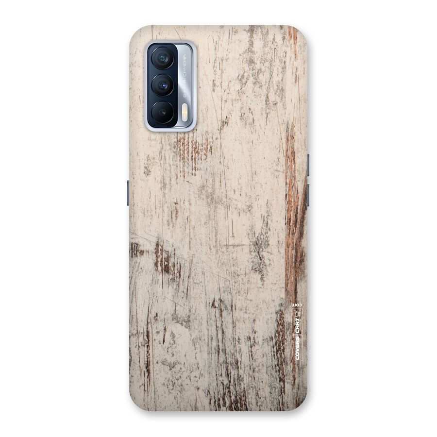 Rugged Wooden Texture Back Case for Realme X7