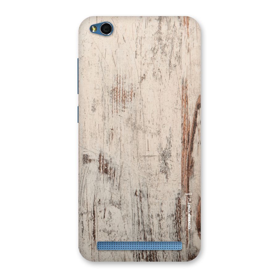 Rugged Wooden Texture Back Case for Redmi 5A