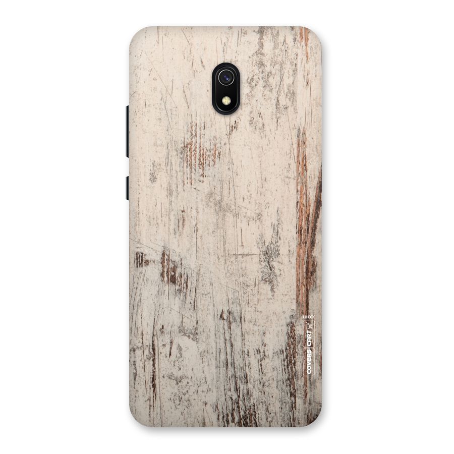 Rugged Wooden Texture Back Case for Redmi 8A
