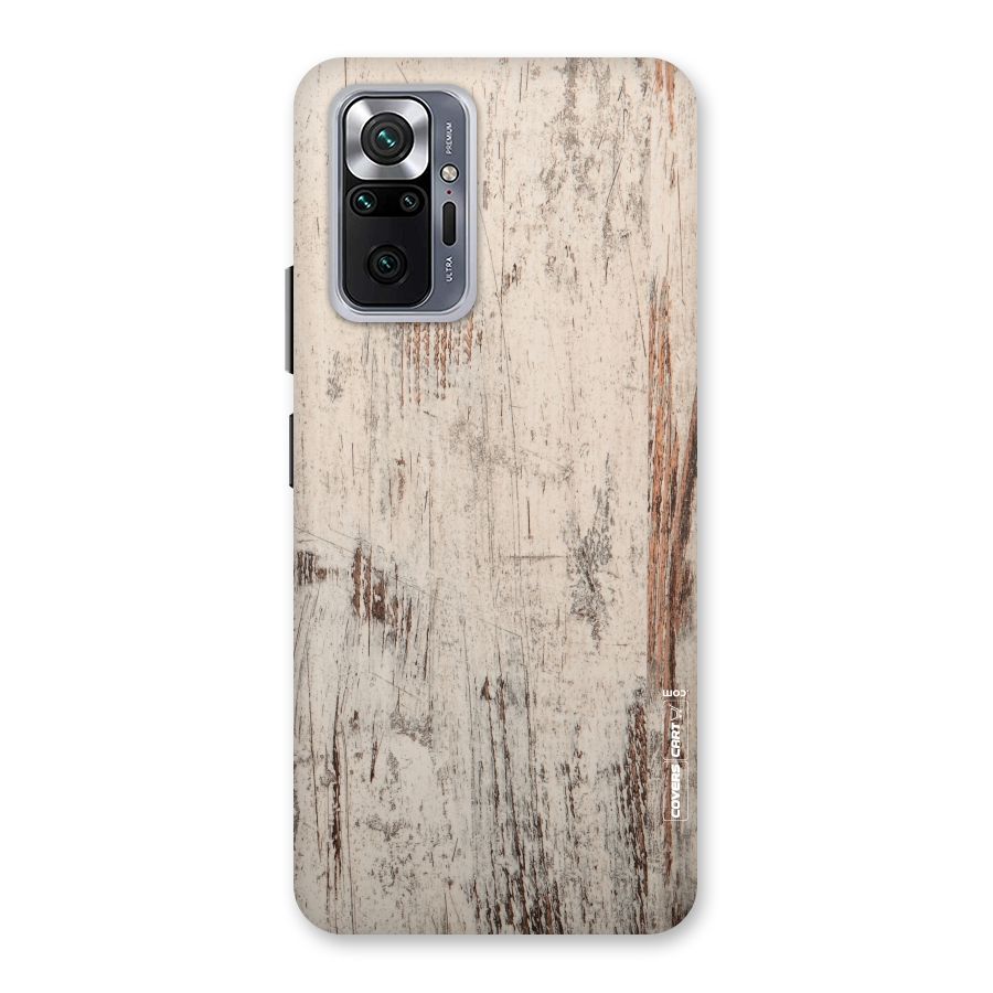 Rugged Wooden Texture Back Case for Redmi Note 10 Pro Max