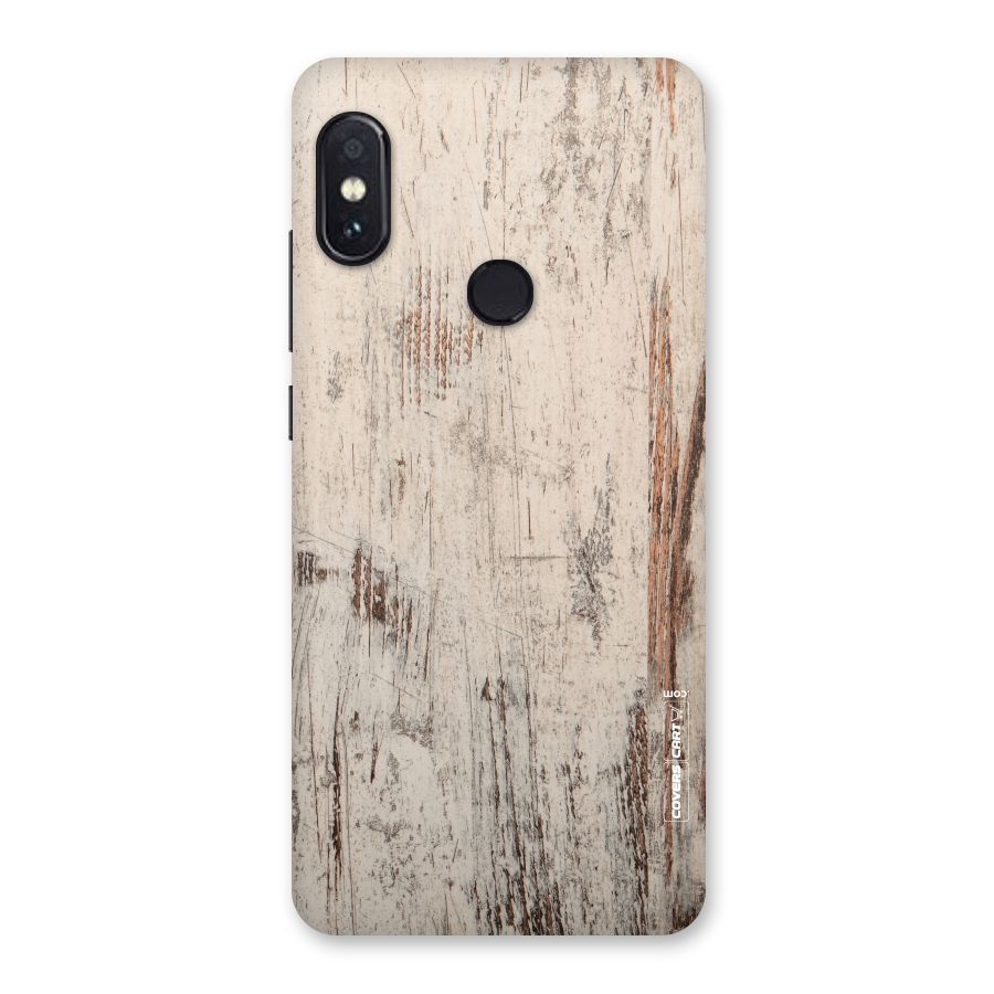 Rugged Wooden Texture Back Case for Redmi Note 5 Pro