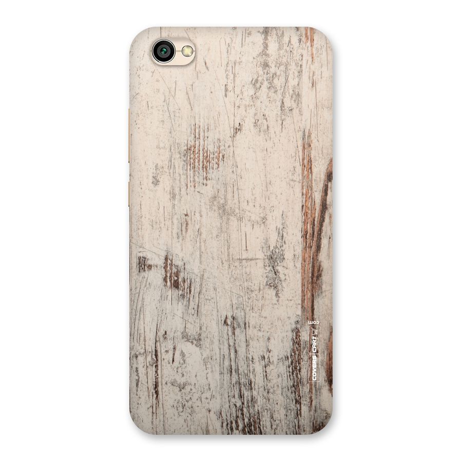 Rugged Wooden Texture Back Case for Redmi Y1 Lite