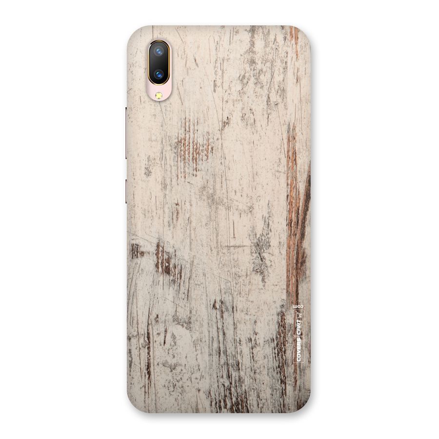 Rugged Wooden Texture Back Case for Vivo V11 Pro