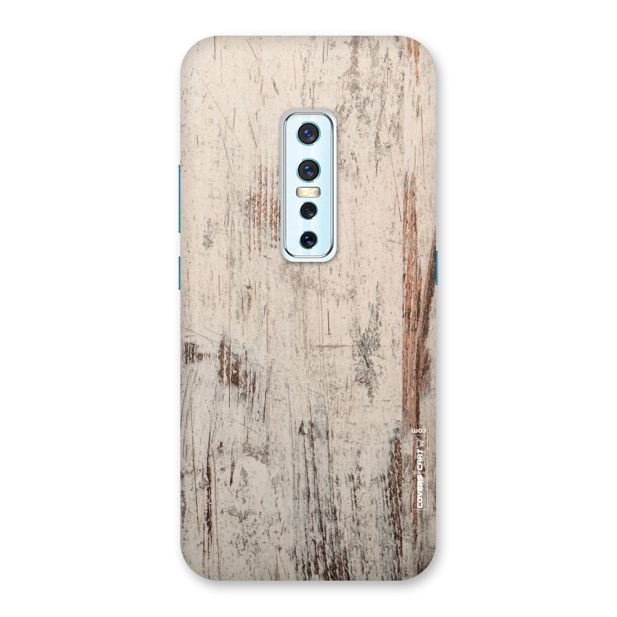 Rugged Wooden Texture Back Case for Vivo V17 Pro