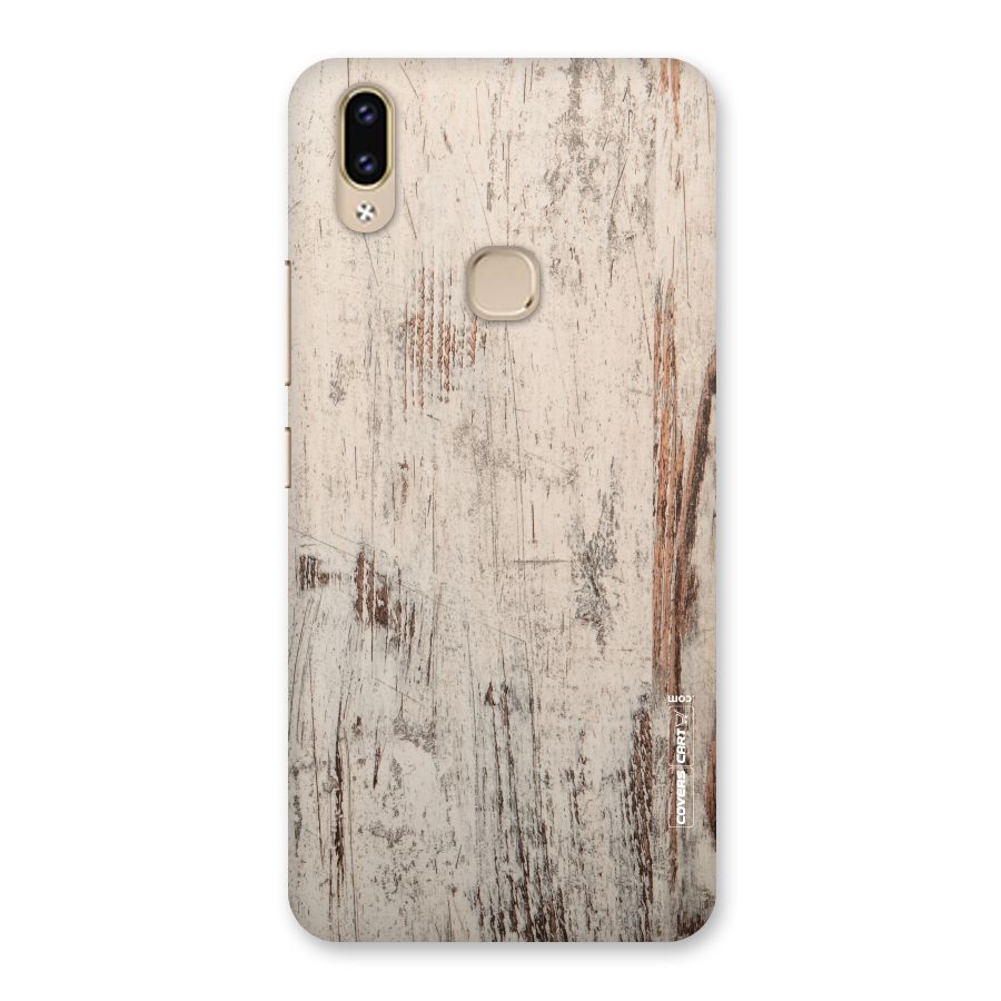 Rugged Wooden Texture Back Case for Vivo V9 Youth