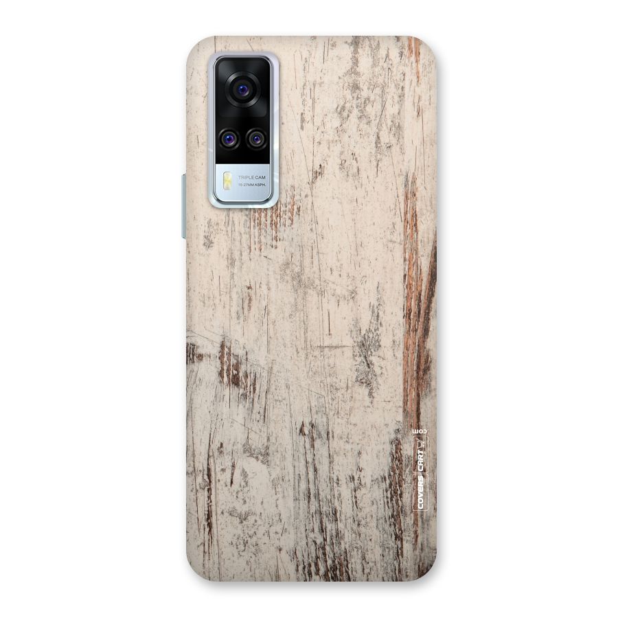 Rugged Wooden Texture Back Case for Vivo Y31