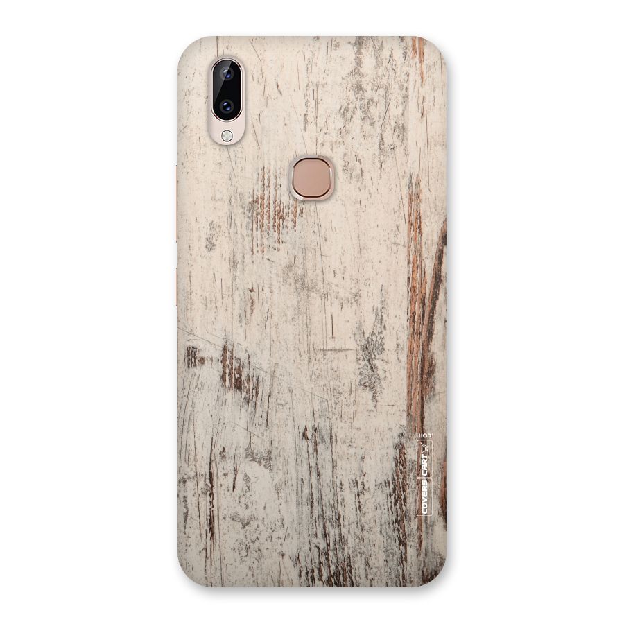 Rugged Wooden Texture Back Case for Vivo Y83 Pro