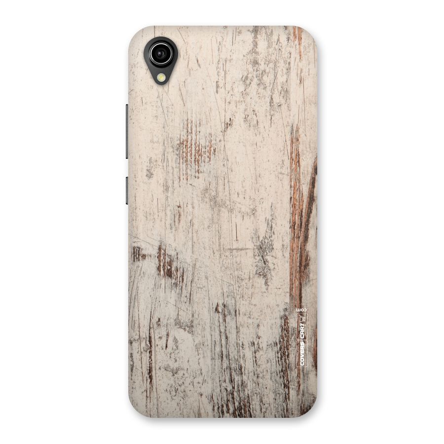 Rugged Wooden Texture Back Case for Vivo Y90