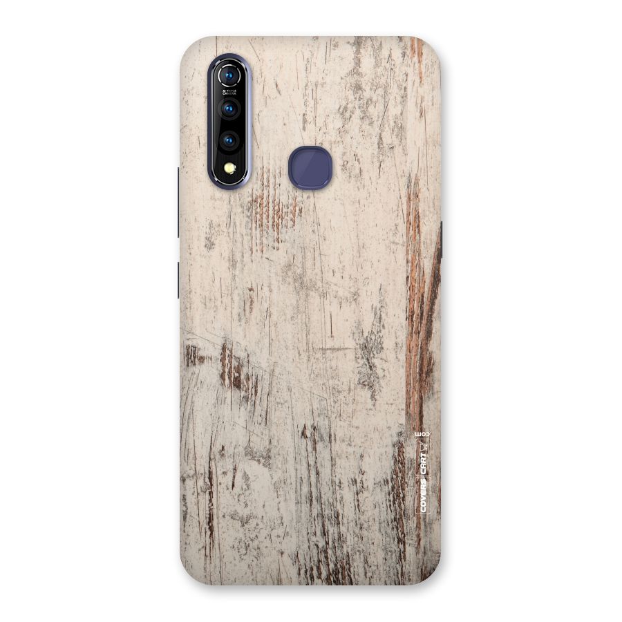 Rugged Wooden Texture Back Case for Vivo Z1 Pro