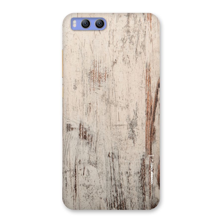 Rugged Wooden Texture Back Case for Xiaomi Mi 6