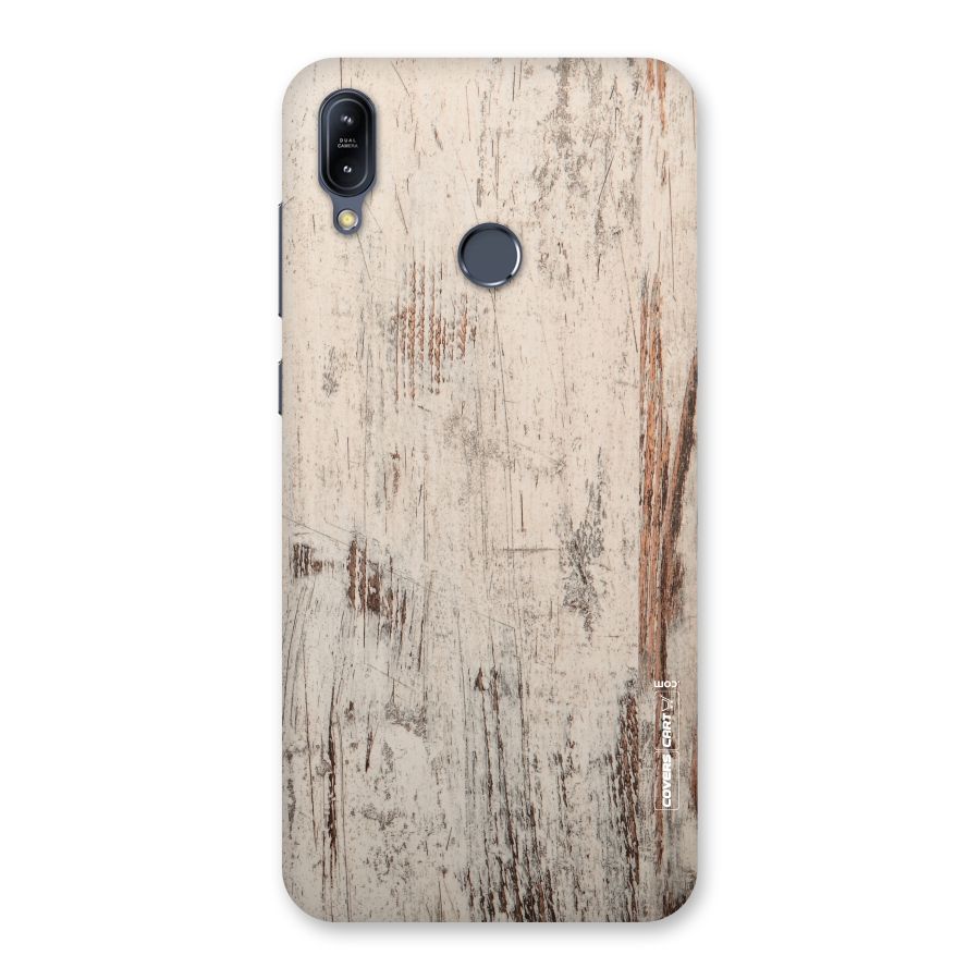 Rugged Wooden Texture Back Case for Zenfone Max M2