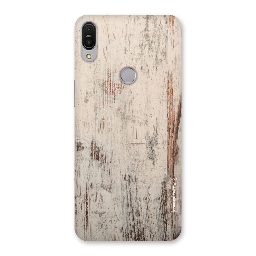 Rugged Wooden Texture Back Case for Zenfone Max Pro M1