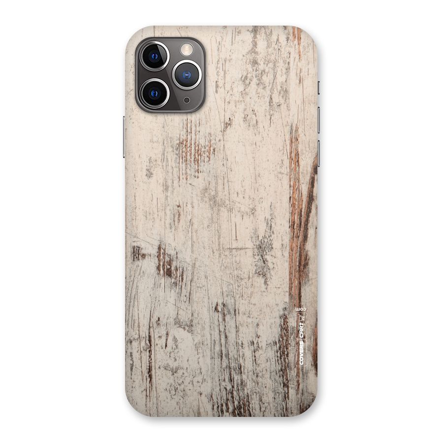 Rugged Wooden Texture Back Case for iPhone 11 Pro Max
