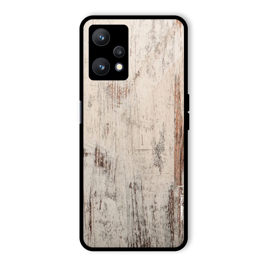 Rugged Wooden Texture Glass Back Case for Realme 9 Pro 5G