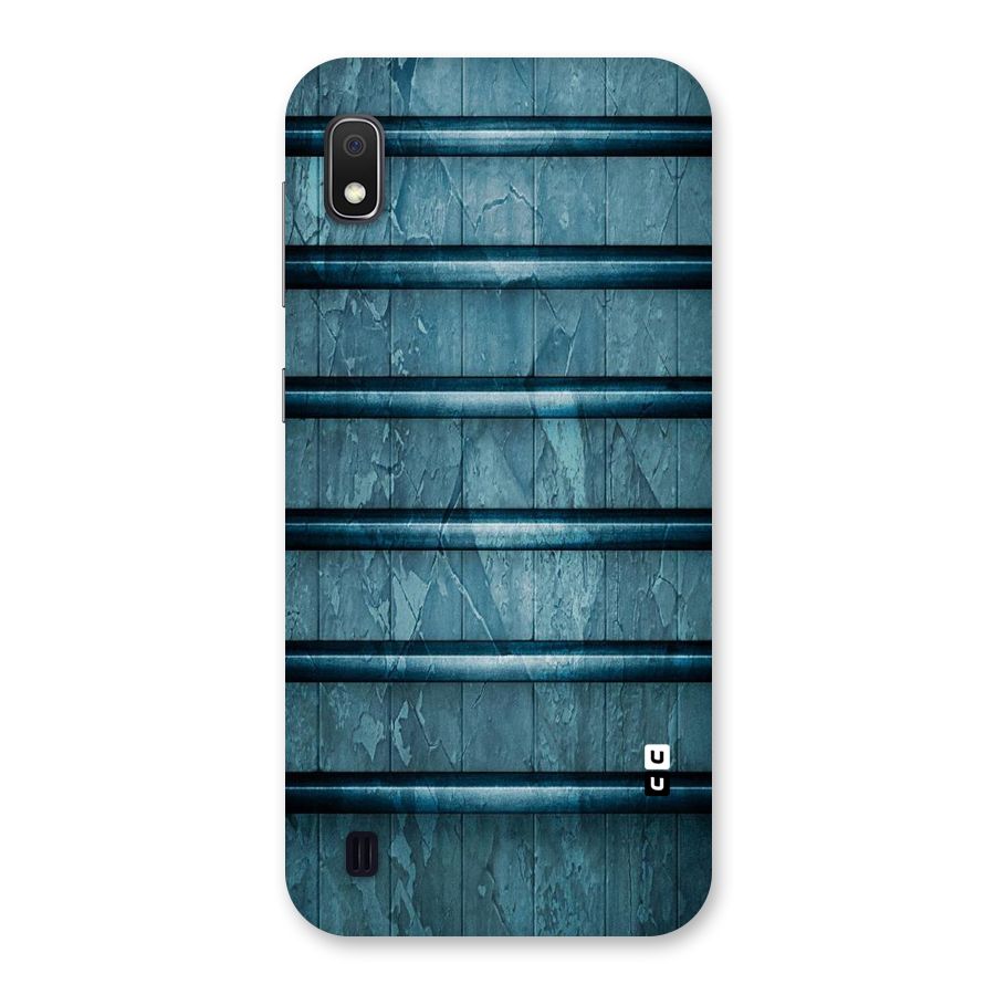 Rustic Blue Shelf Back Case for Galaxy A10