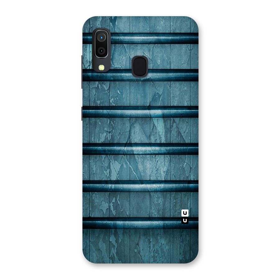 Rustic Blue Shelf Back Case for Galaxy A30