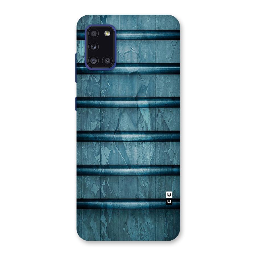 Rustic Blue Shelf Back Case for Galaxy A31