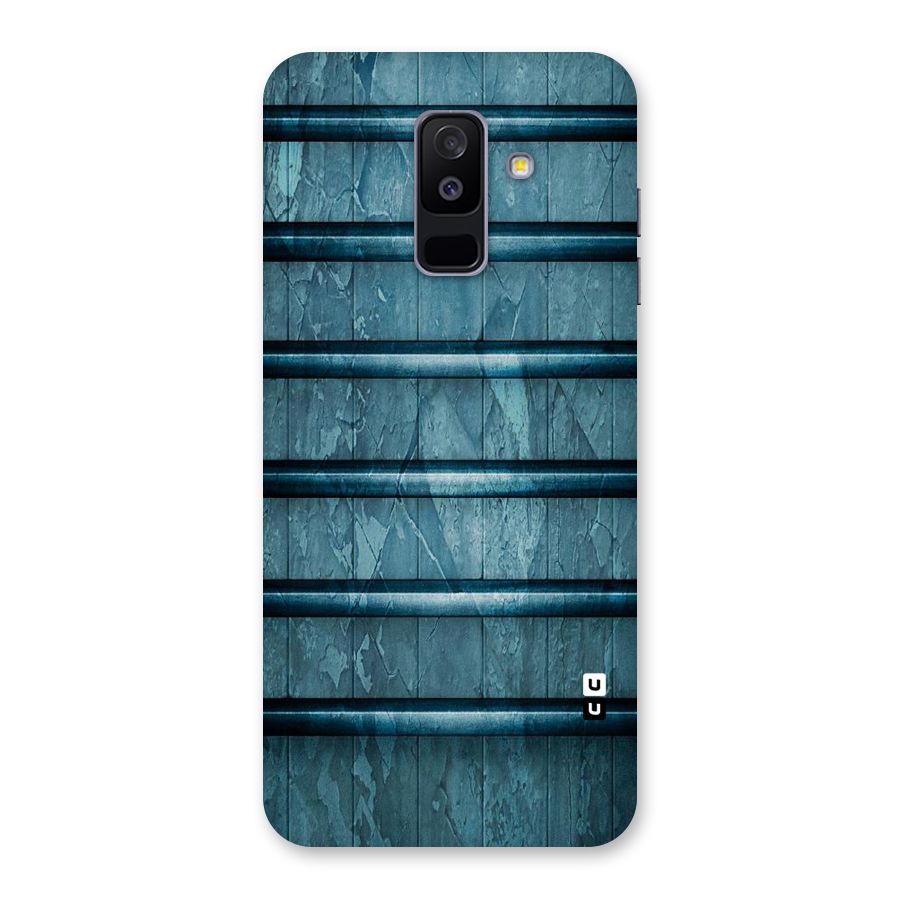 Rustic Blue Shelf Back Case for Galaxy A6 Plus