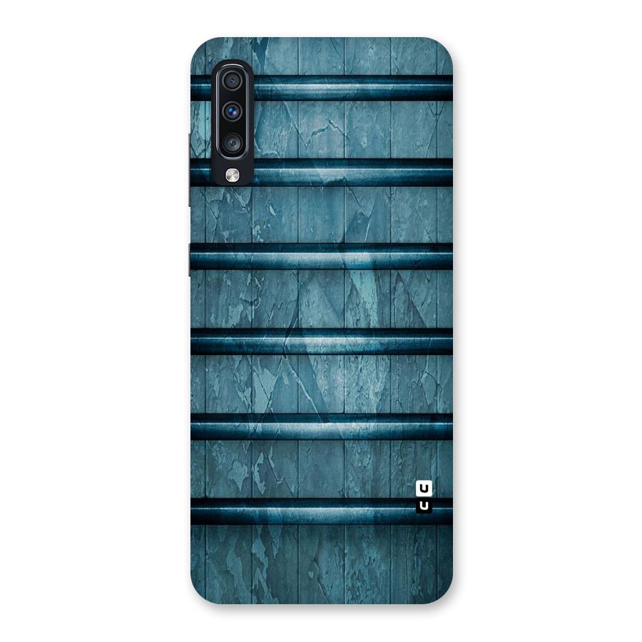 Rustic Blue Shelf Back Case for Galaxy A70
