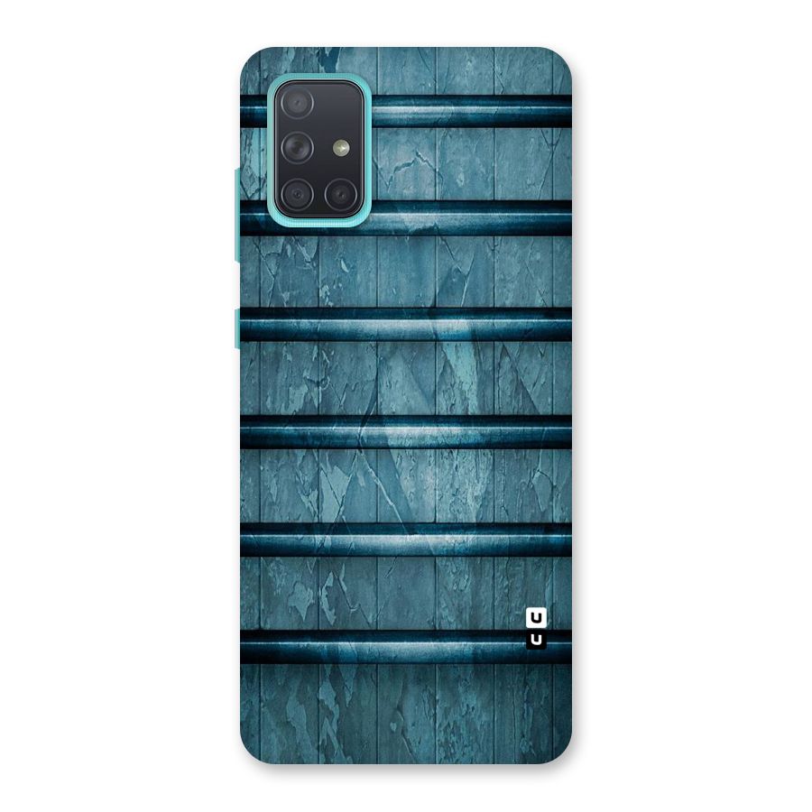 Rustic Blue Shelf Back Case for Galaxy A71