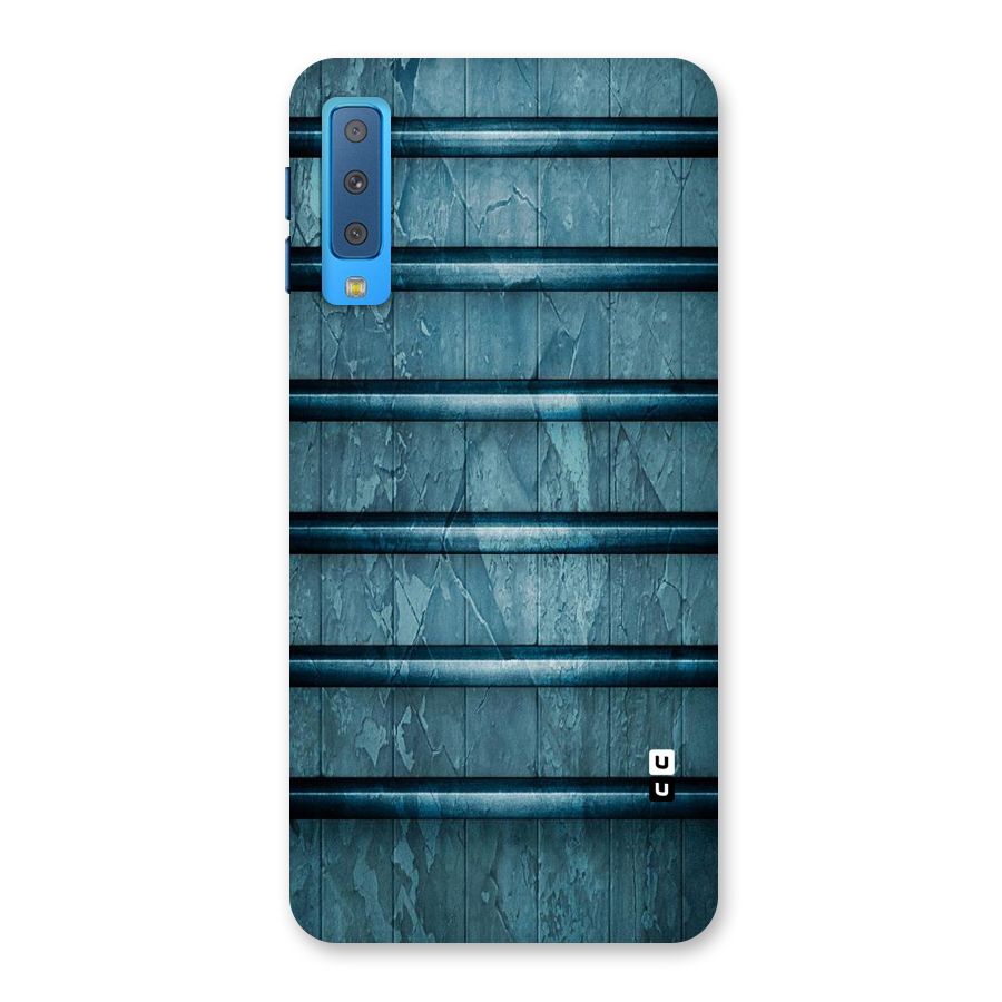 Rustic Blue Shelf Back Case for Galaxy A7 (2018)