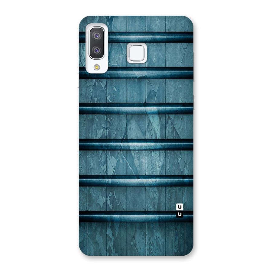 Rustic Blue Shelf Back Case for Galaxy A8 Star