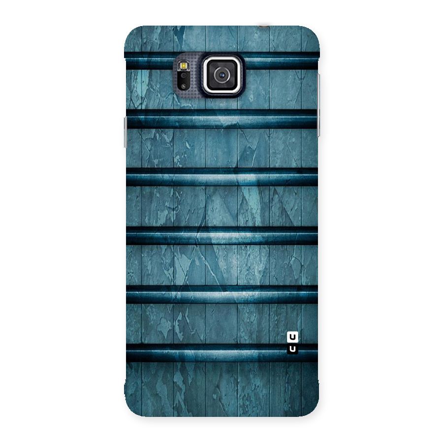 Rustic Blue Shelf Back Case for Galaxy Alpha