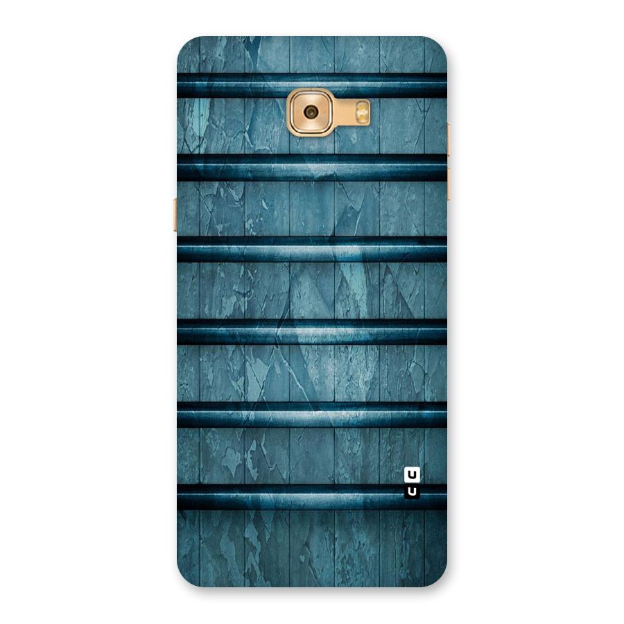 Rustic Blue Shelf Back Case for Galaxy C9 Pro