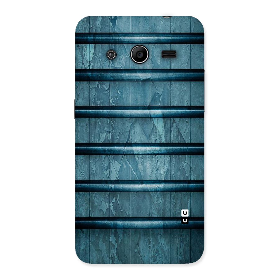 Rustic Blue Shelf Back Case for Galaxy Core 2